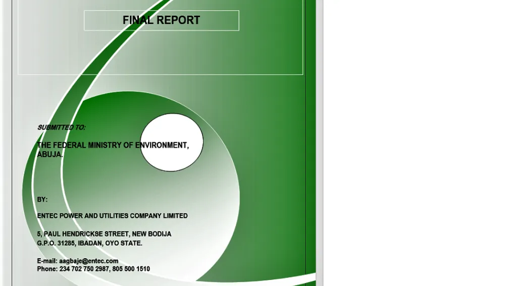 EIA for 25MW IPP at Ring Road Ibadan