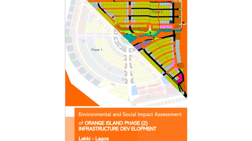 ESIA of Orange Island Phase (2) Infrastructure Development, Lekki, lagos